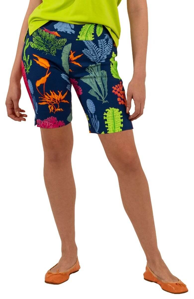 Gripeless Bermuda Short - Sea Sway - Final Sale Navy Multi