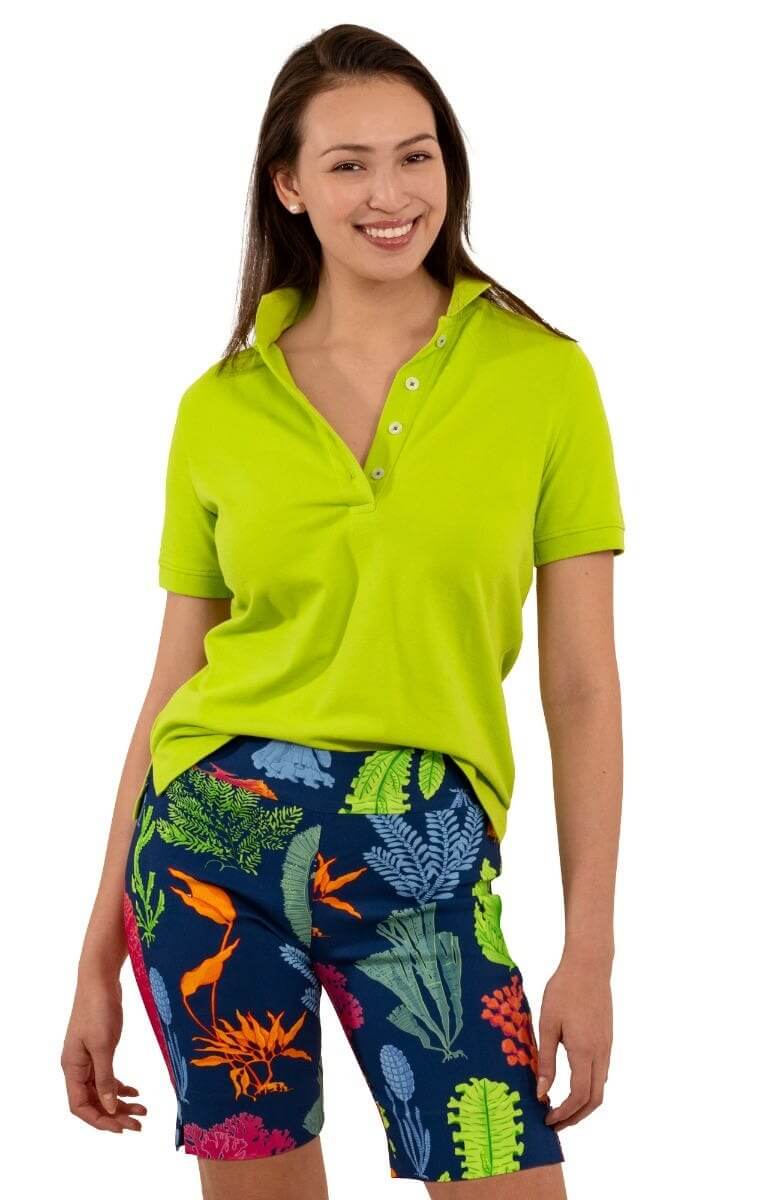 Gripeless Bermuda Short - Sea Sway - Final Sale