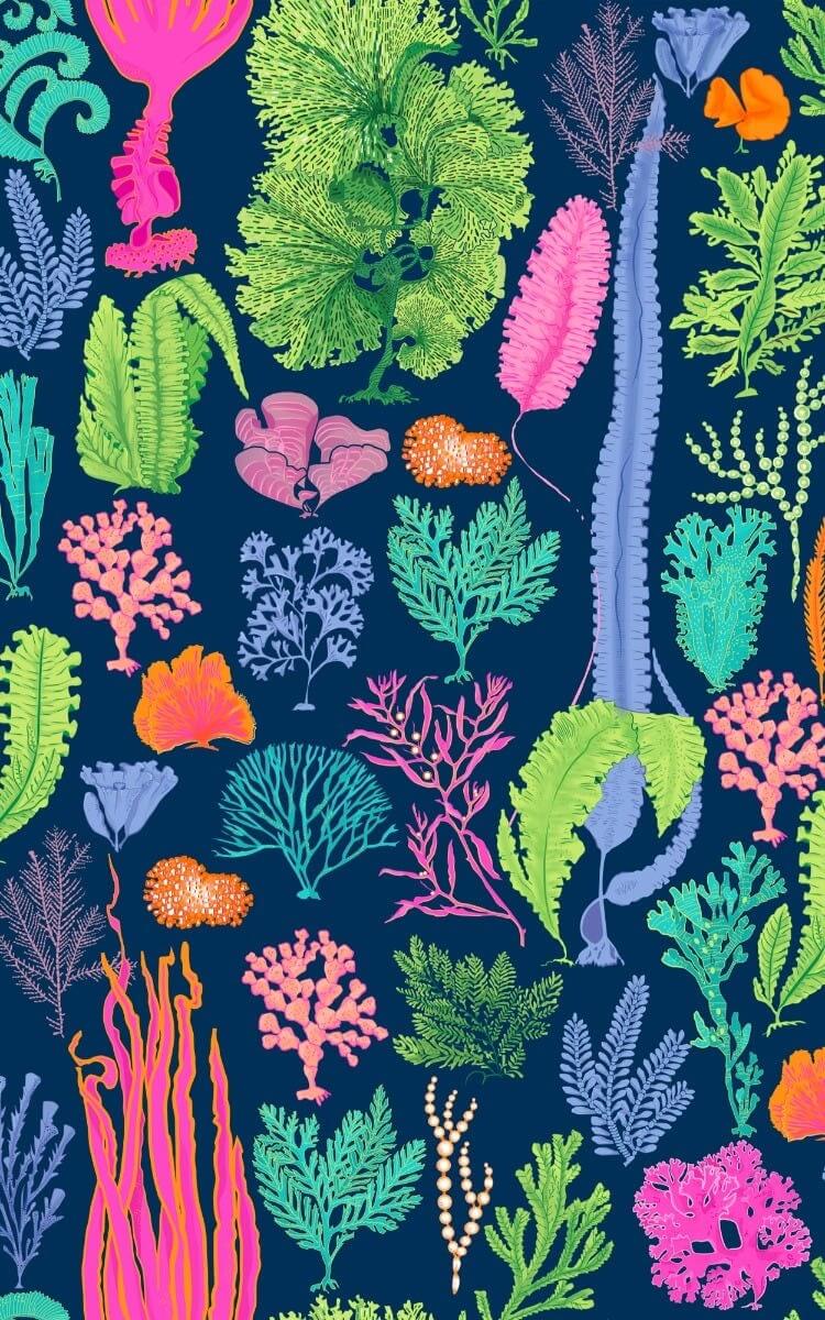 Gripeless Bermuda Short - Sea Sway - Final Sale Navy Multi