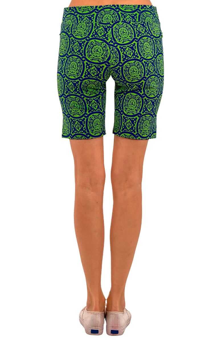 Gripeless Bermuda Short - Sultan's Dining Room - Final Sale Royal Kelly