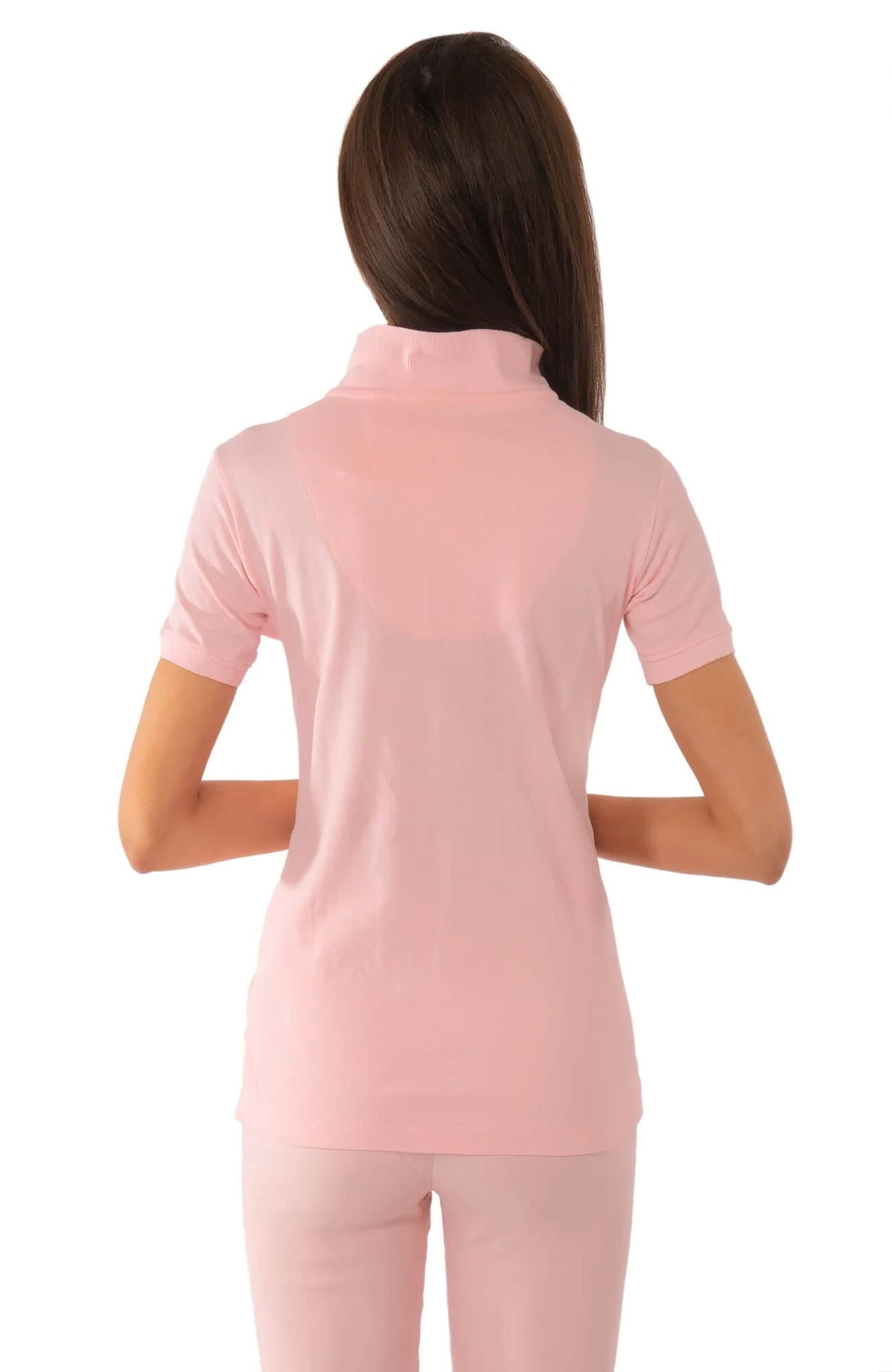 Gripeless Cotton Piqué Polo Shirt Whisper Pink