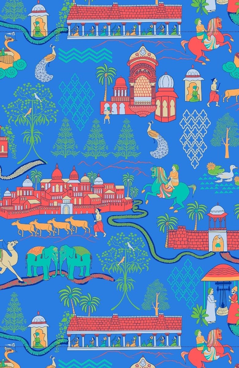 Gripeless Cotton Spandex Jeans - Jodhpur Journal - Final Sale Blue