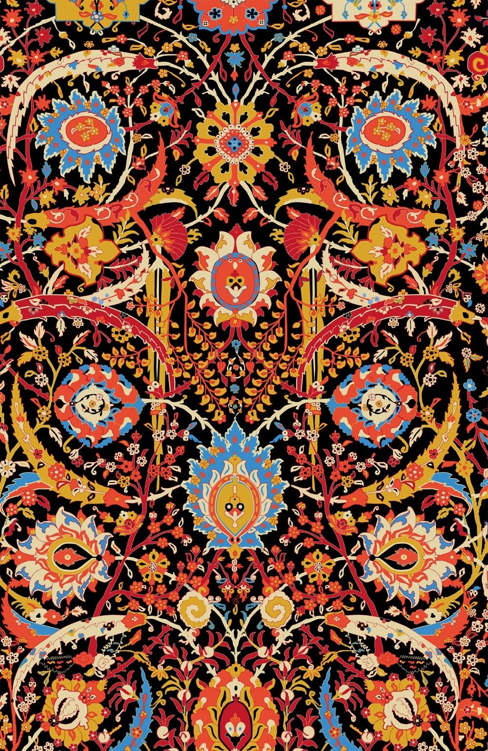 Gripeless Cotton Spandex Jeans - Magic Carpet - Final Sale Black Multi