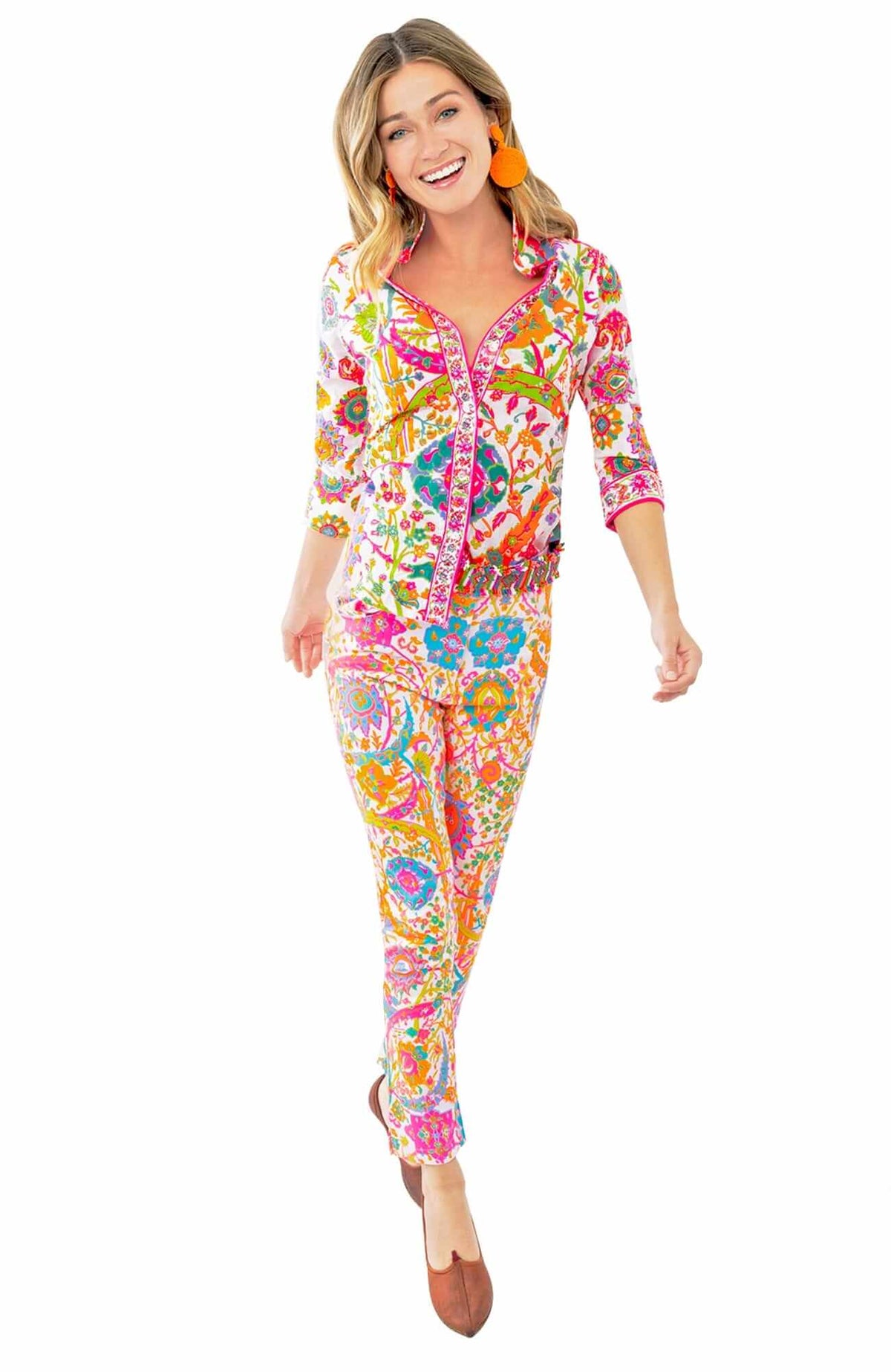 Gripeless Cotton Spandex Jeans - Magic Carpet - Final Sale Brights