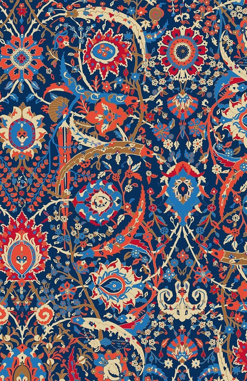 Gripeless Cotton Spandex Jeans - Magic Carpet - Final Sale Navy Multi