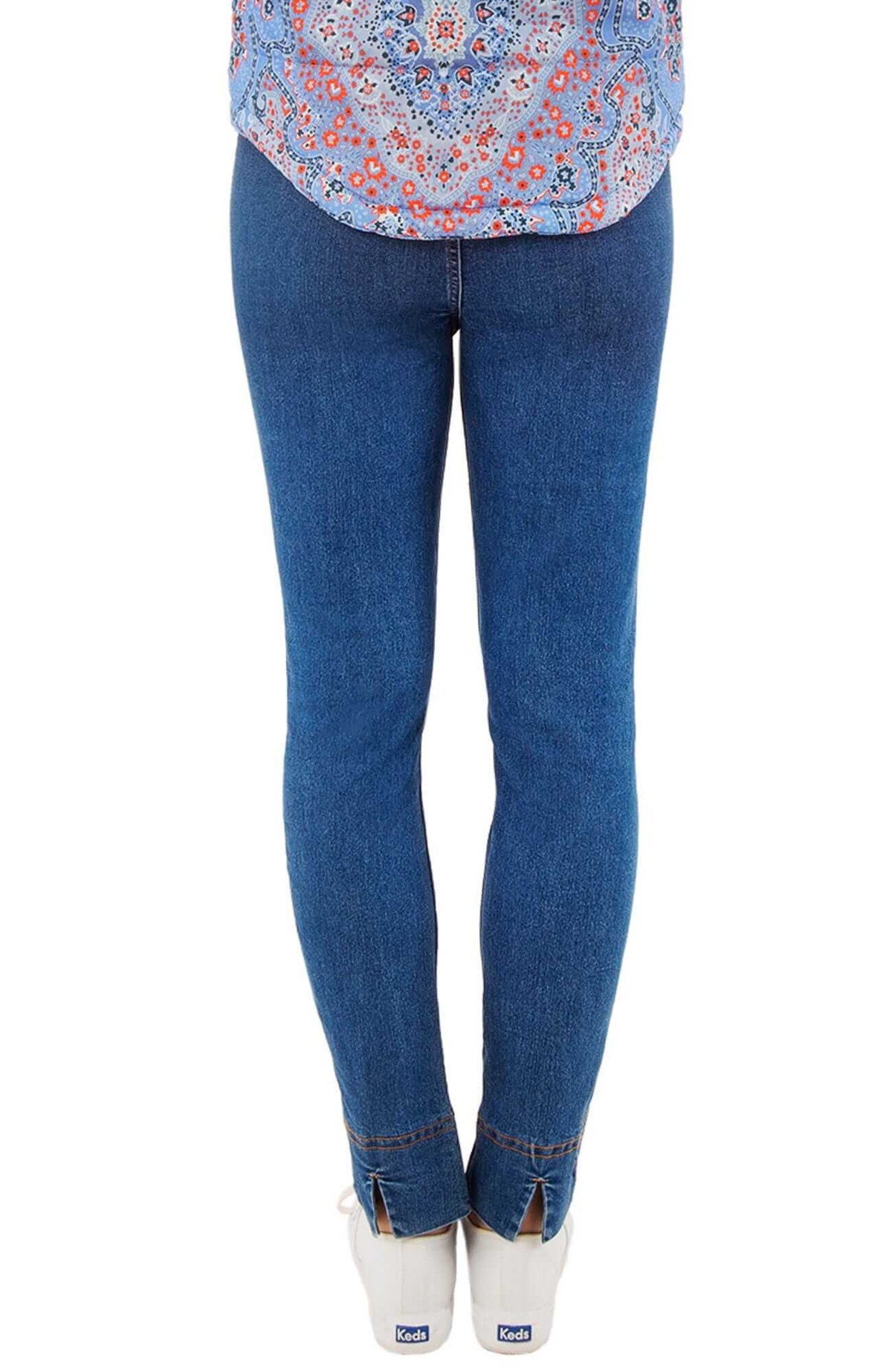 Gripeless Denim Pull On Pant Light Denim