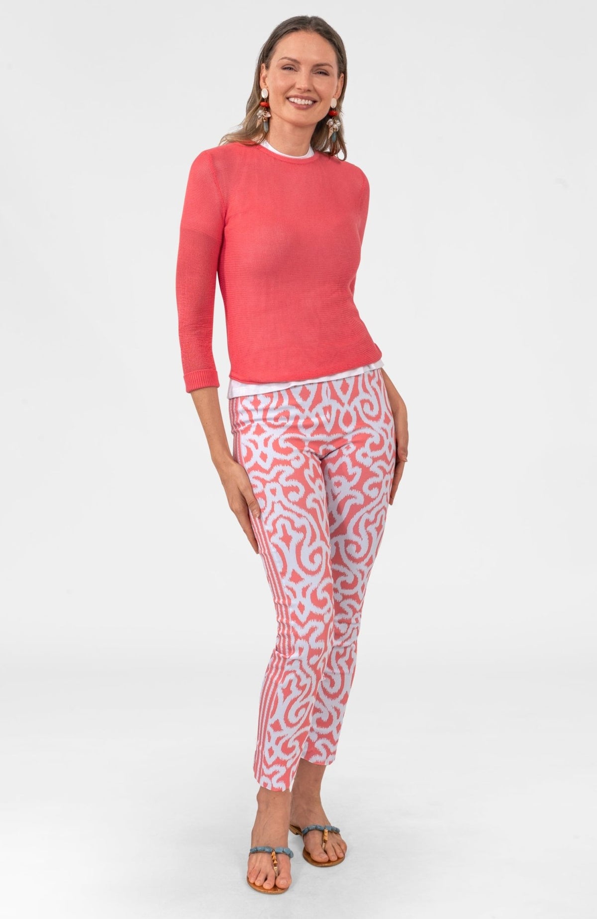 Gripeless Pull On Pants - Arabesque Melon