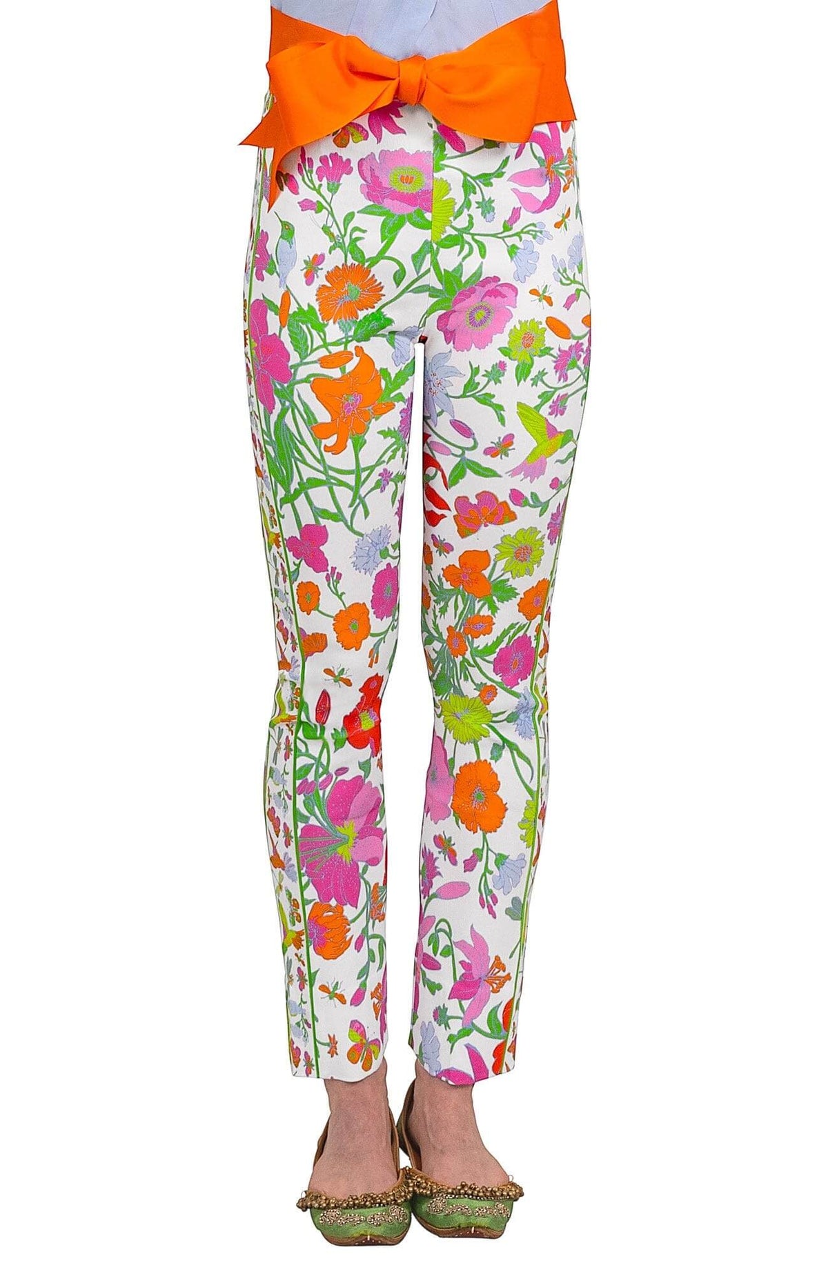 Gripeless Pull On Pants - Birds & The Bees - Final Sale Brights