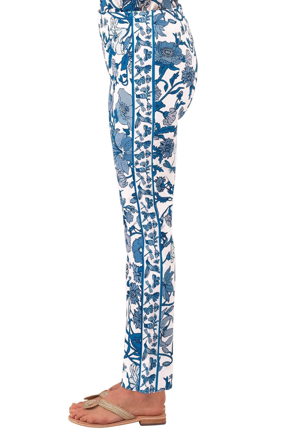 Gripeless Pull On Pants - Birds & The Bees - Final Sale Blues