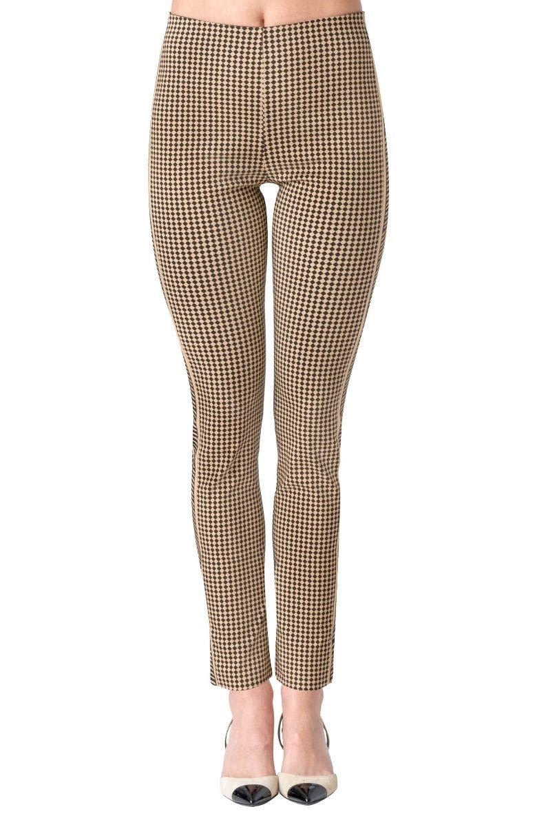 Gripeless Pull On Pants - Checkmate - Final Sale Black Khaki