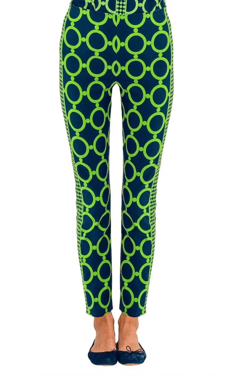 Gripeless Pull On Pants - Dip & Dot Navy