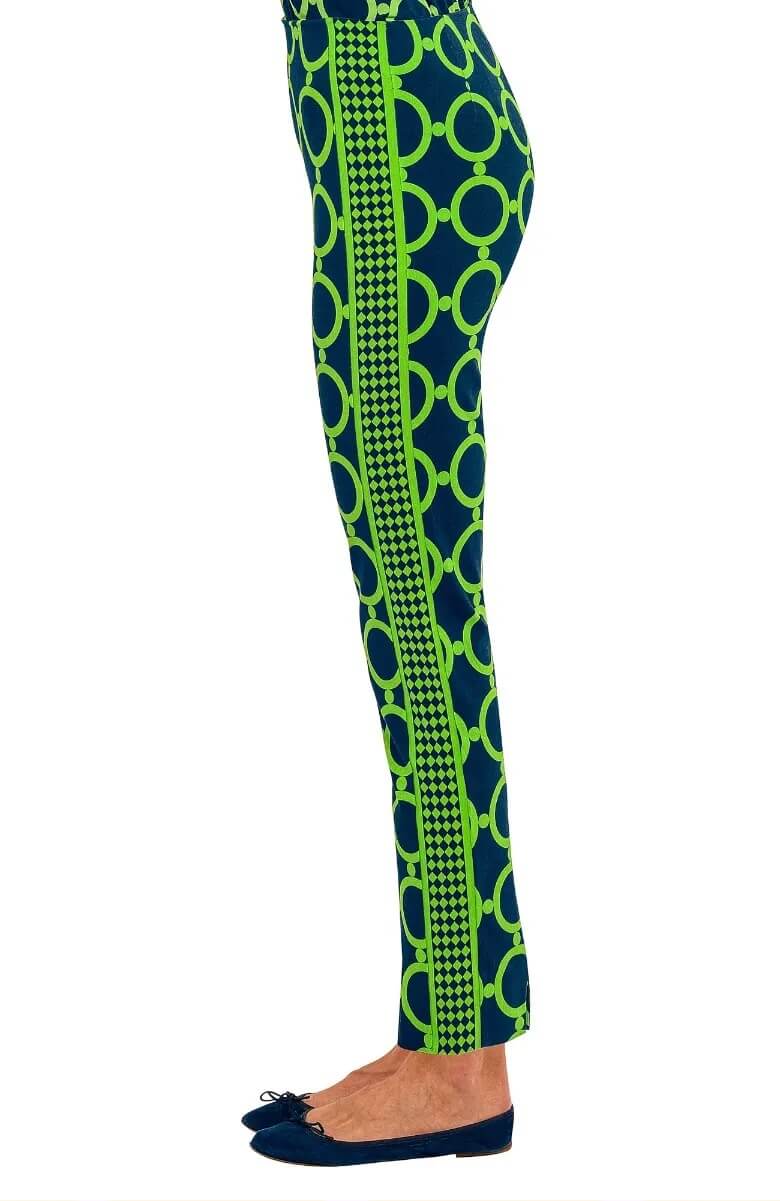 Gripeless Pull On Pants - Dip & Dot Navy