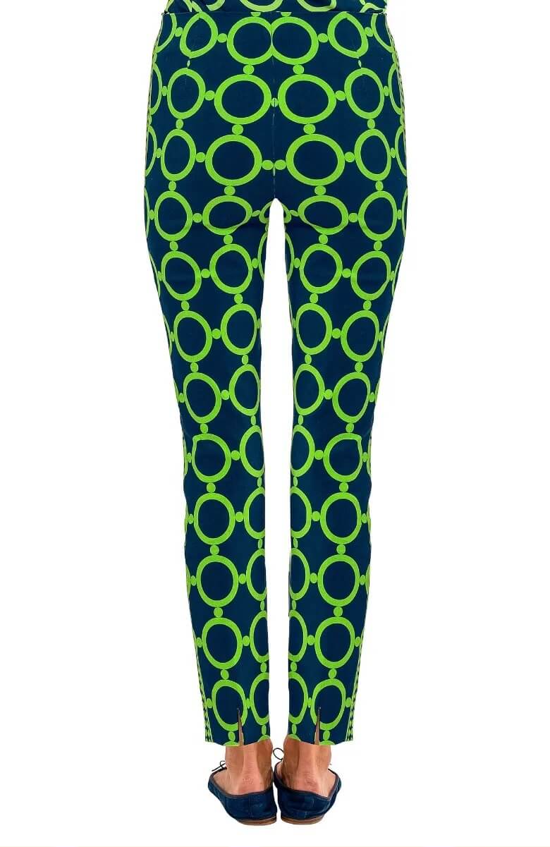 Gripeless Pull On Pants - Dip & Dot Navy