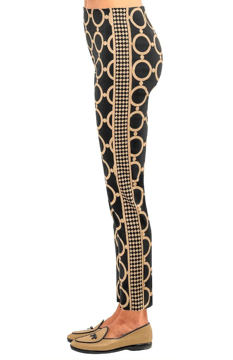 Gripeless Pull On Pants - Dip & Dot Black