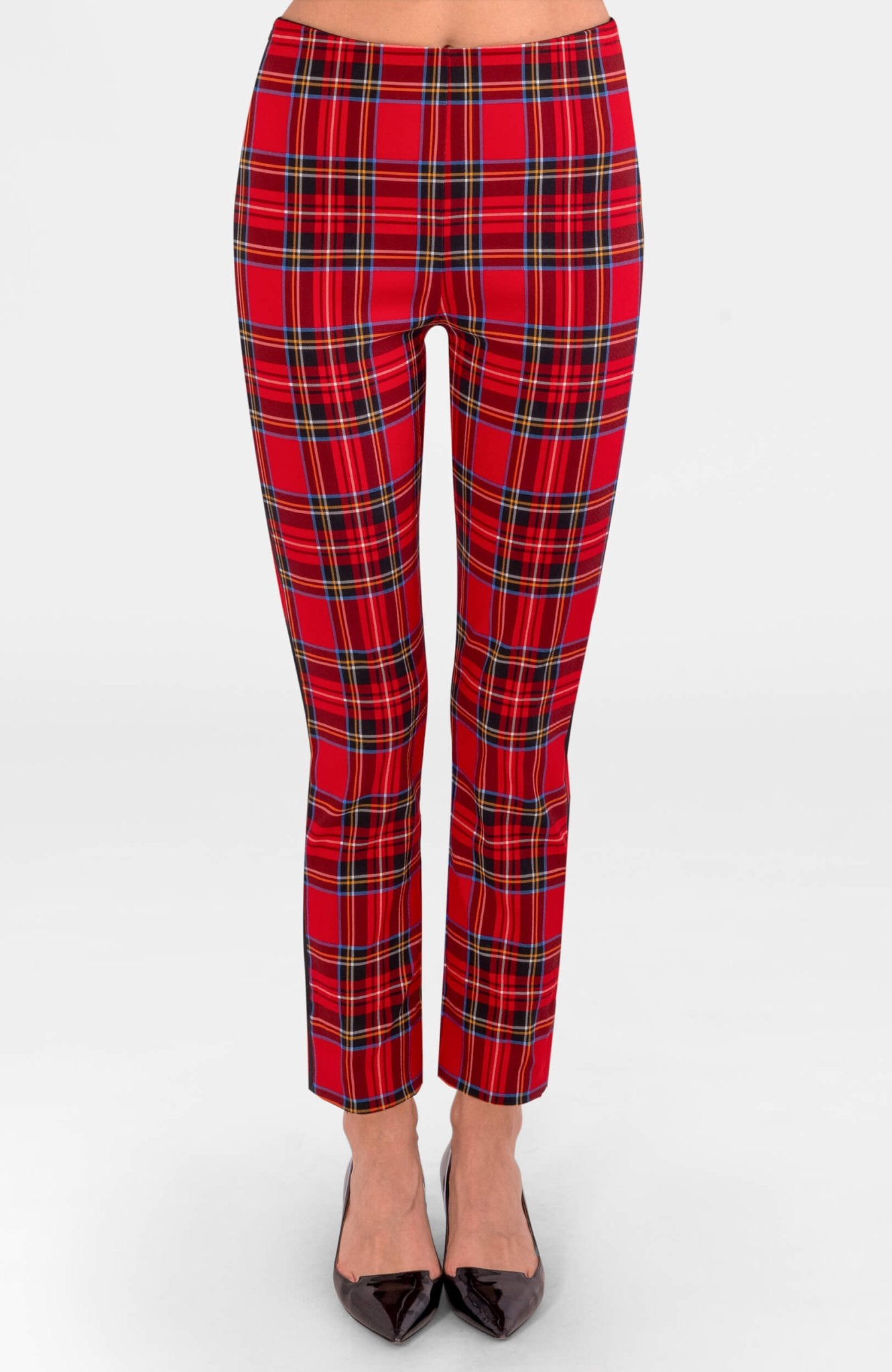 Gripeless Pull On Pants - Duke Of York Red Multi
