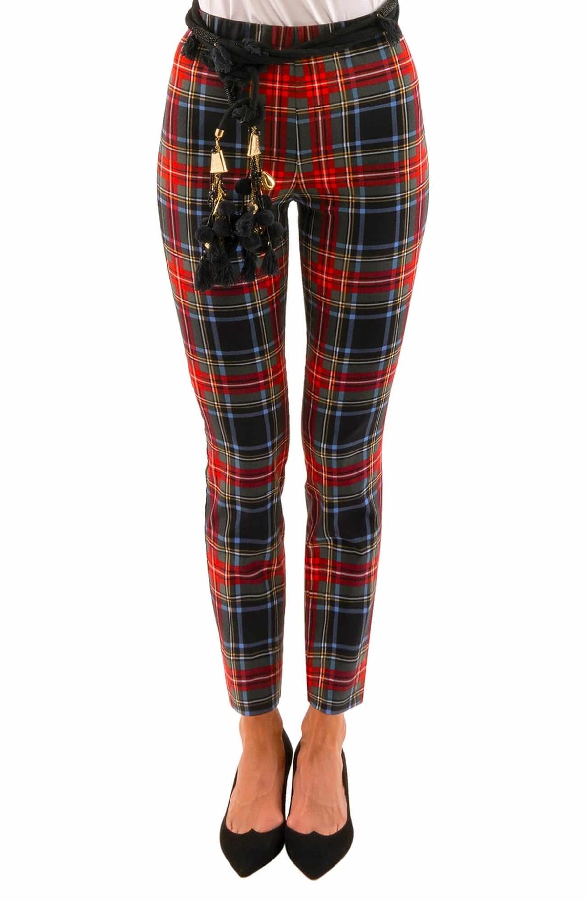 Gripeless Pull On Pants - Duke Of York Black Multi