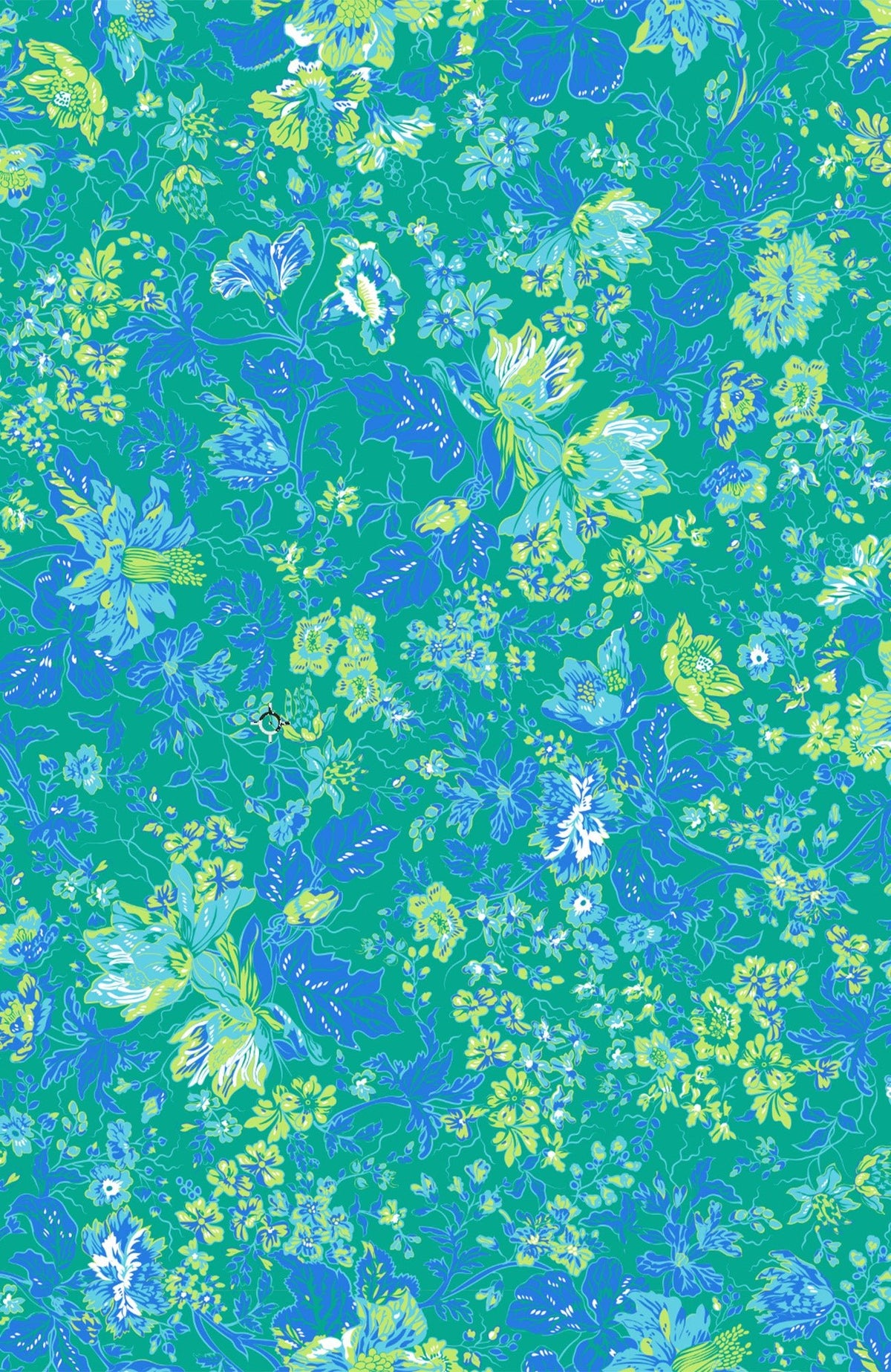 Gripeless Pull On Pants - English Garden Turquoise