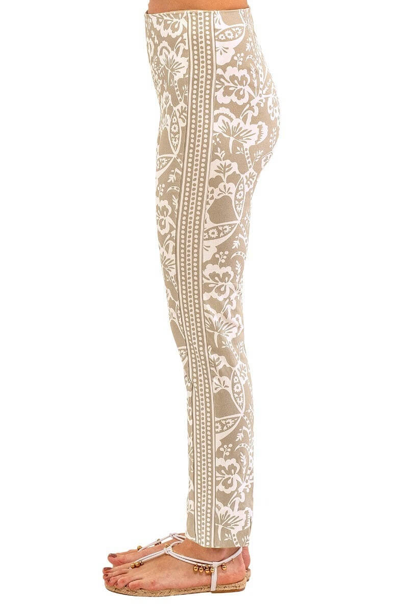 Gripeless Pull On Pants - Flora Khaki