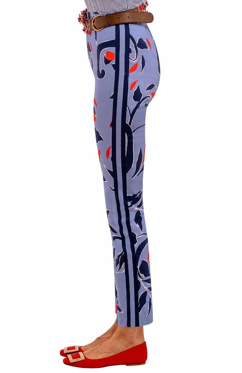 Gripeless Pull On Pants - Full Bloom Periwinkle