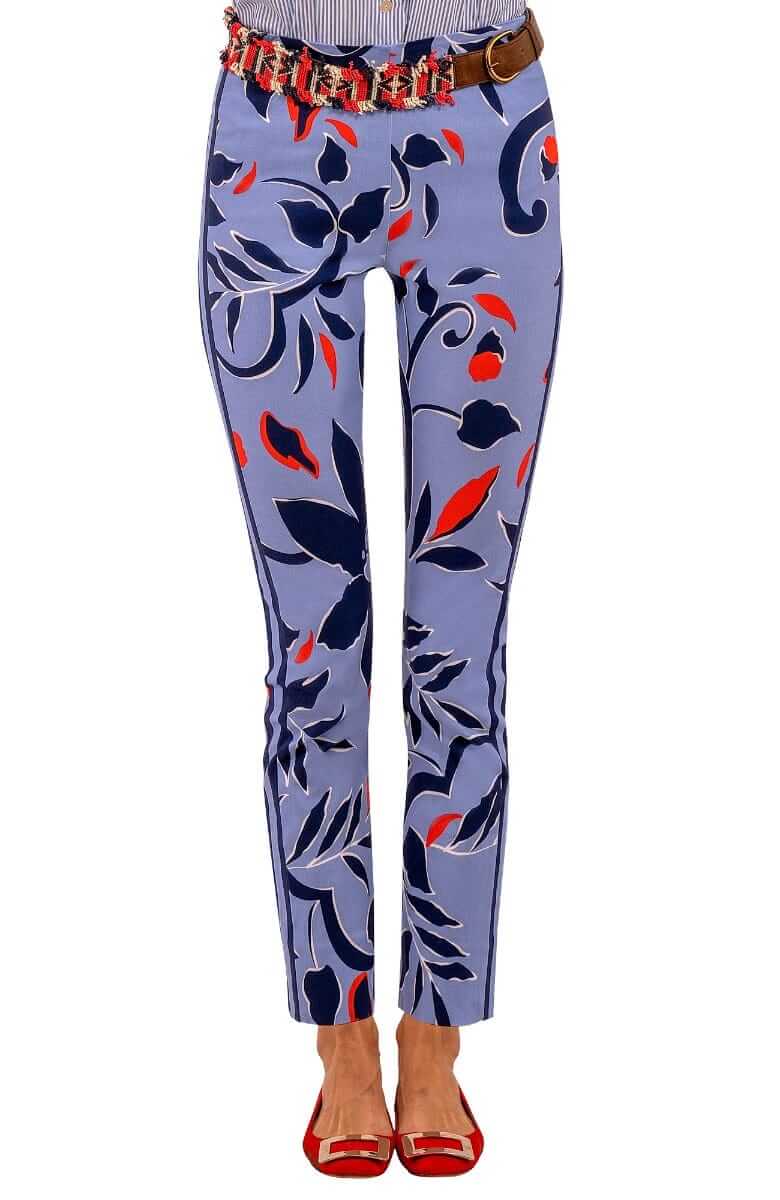 Gripeless Pull On Pants - Full Bloom Periwinkle