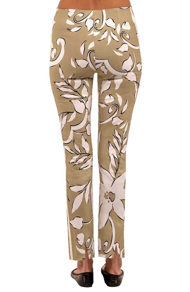 Gripeless Pull On Pants - Full Bloom Khaki