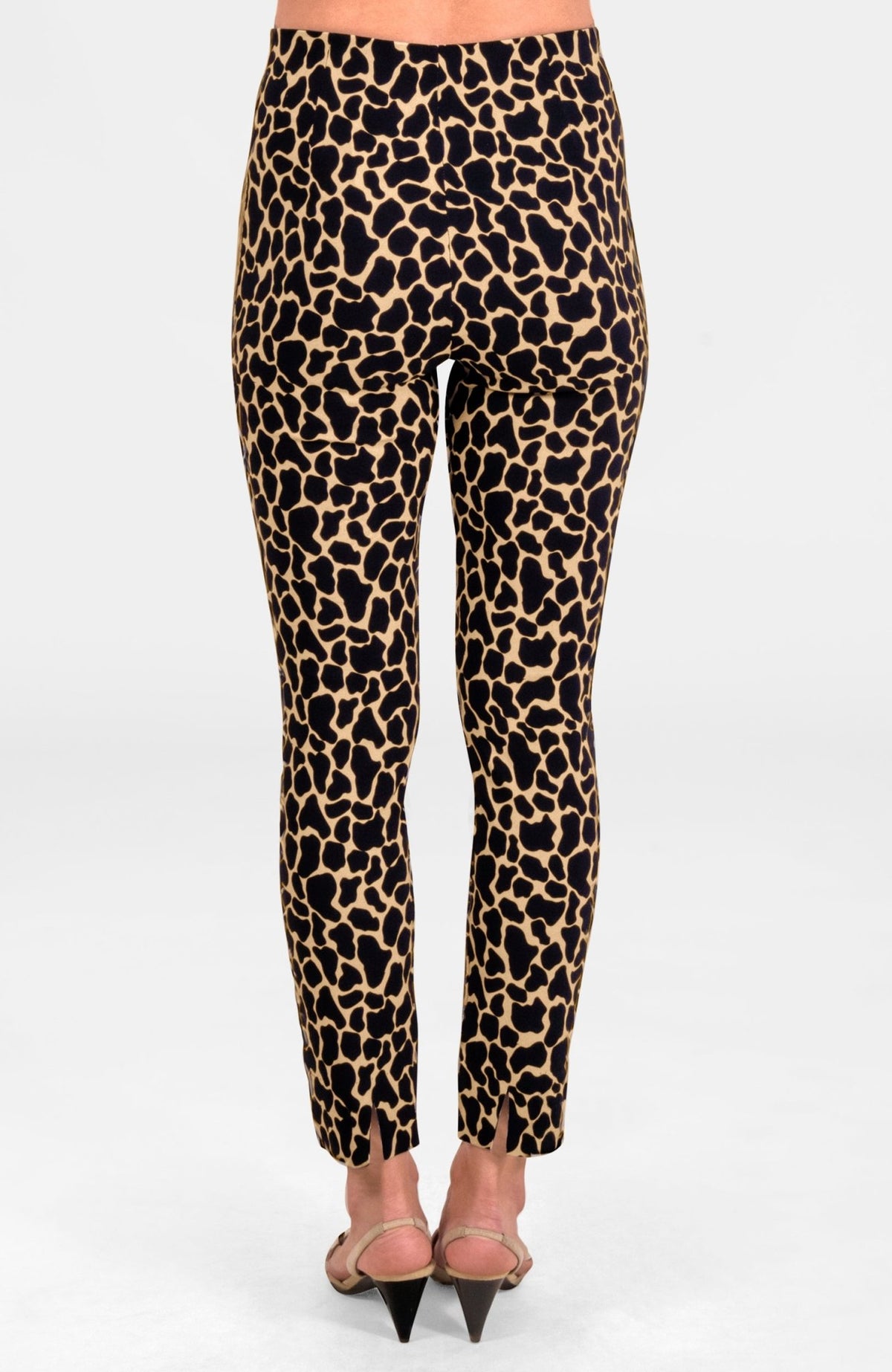 Gripeless Pull On Pants Giraffe Khaki - Animal Instincts Giraffe Khaki