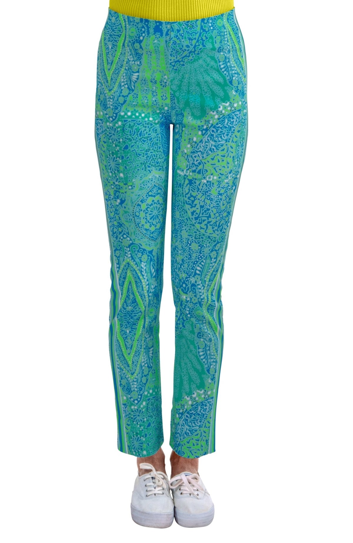 Gripeless Pull On Pants - Grand Bazaar Turq