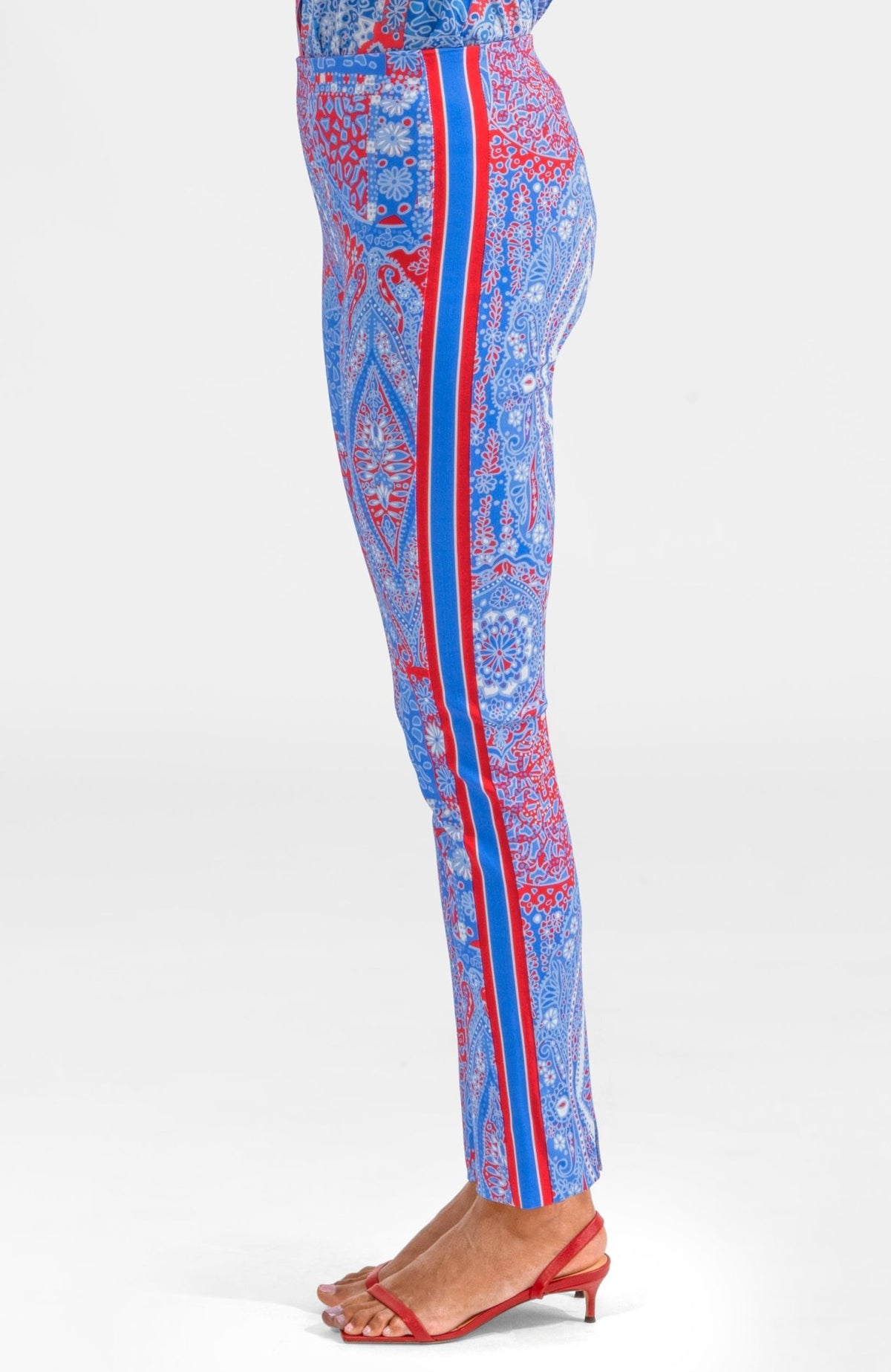 Gripeless Pull On Pants - Grand Bazaar Blues