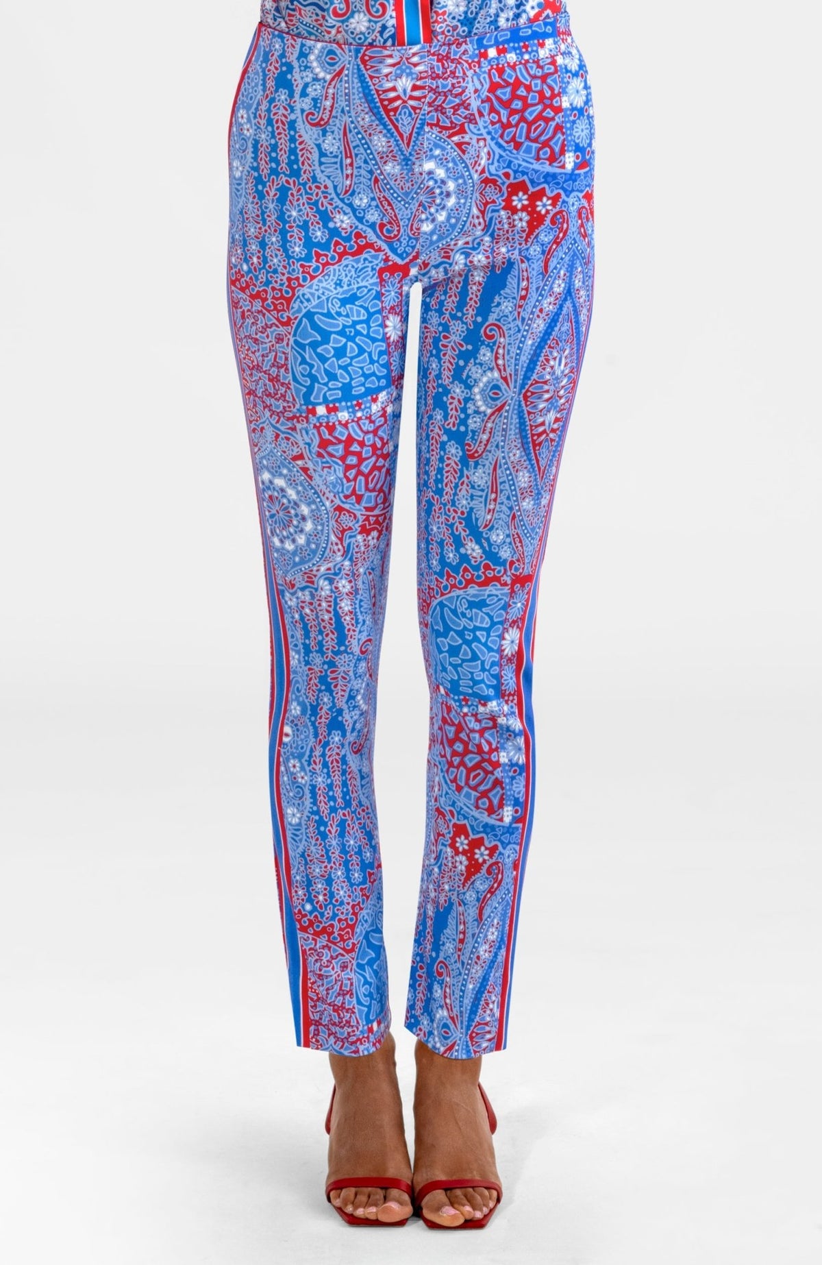 Gripeless Pull On Pants - Grand Bazaar Blues