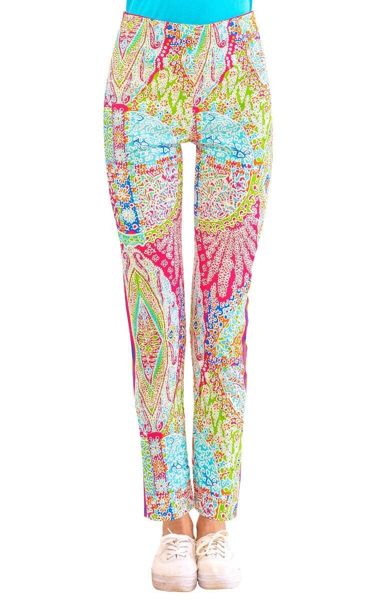 Gripeless Pull On Pants - Grand Bazaar - Final Sale Brights