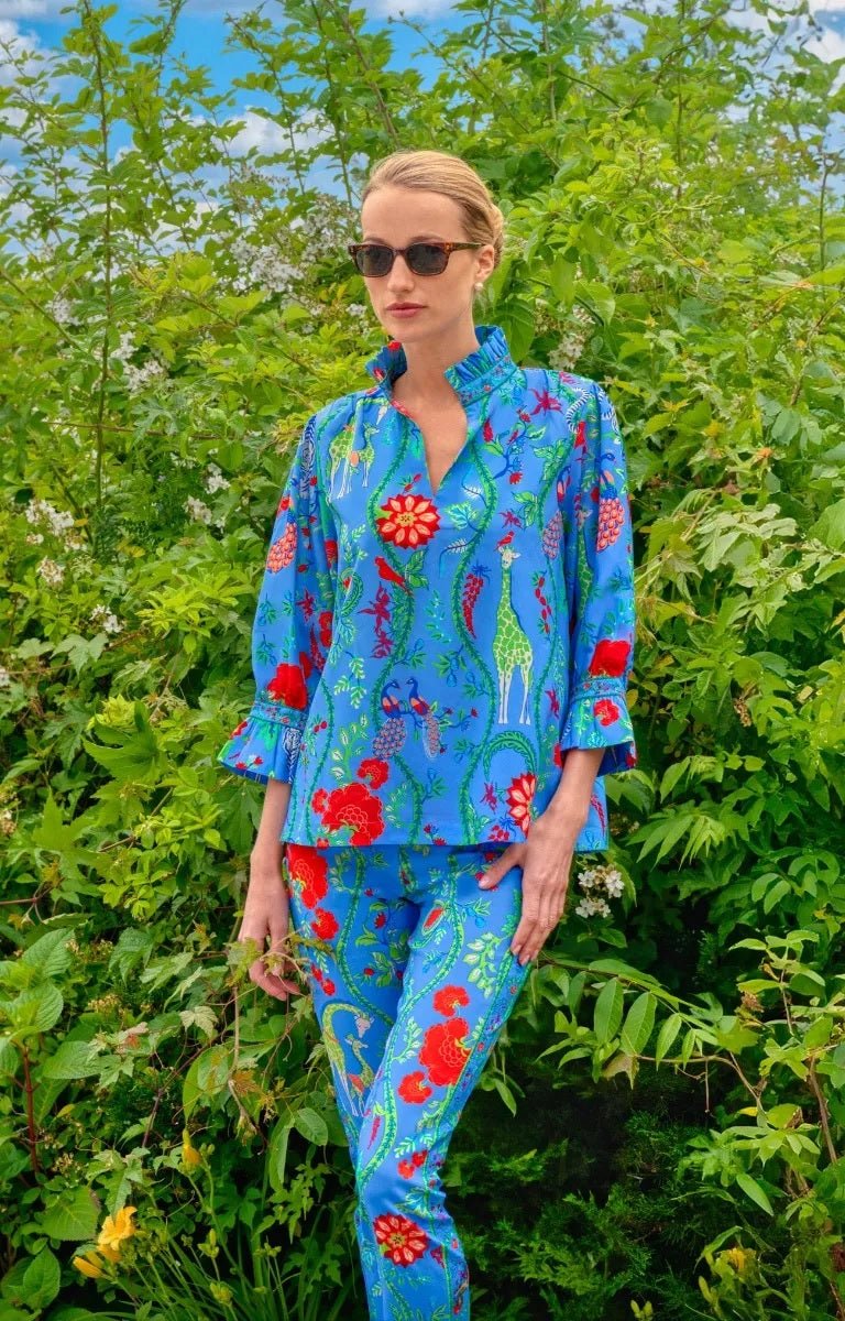 Gripeless Pull On Pants - Jungle Symphony Brights