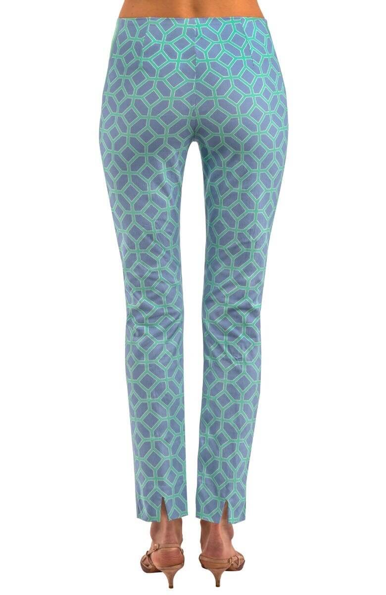 Gripeless Pull On Pants - Lucy In The Sky With Diamonds Periwinkle
