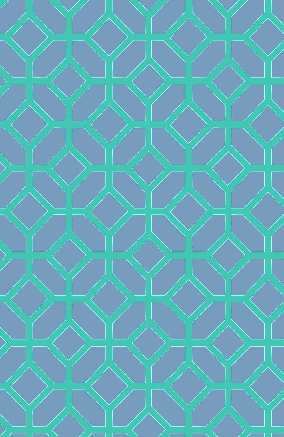 Cotton Split Neck Tunic - Lucy In The Sky With Diamonds - Final Sale Periwinkle