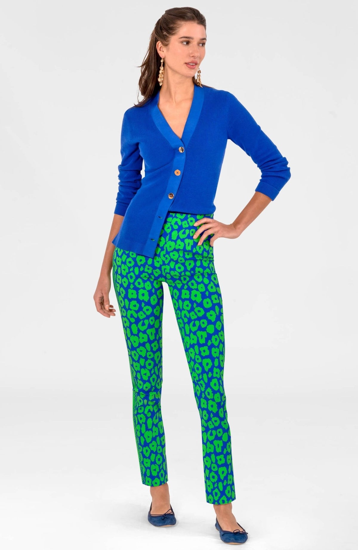 Gripeless Pull On Pants - Me Jane Royal Kelly