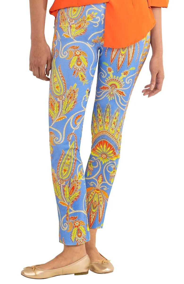 Gripeless Pull On Pants - Plume - Final Sale Periwinkle