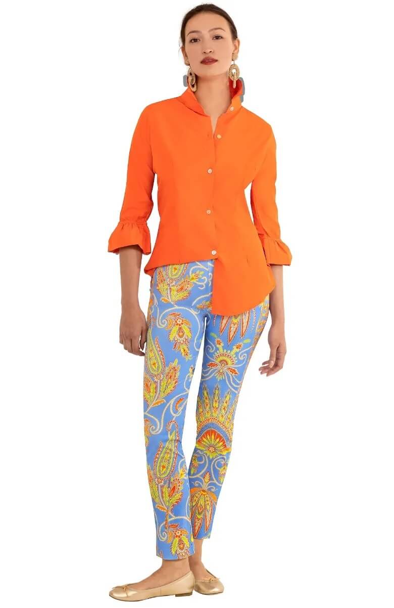 Gripeless Pull On Pants - Plume - Final Sale Periwinkle