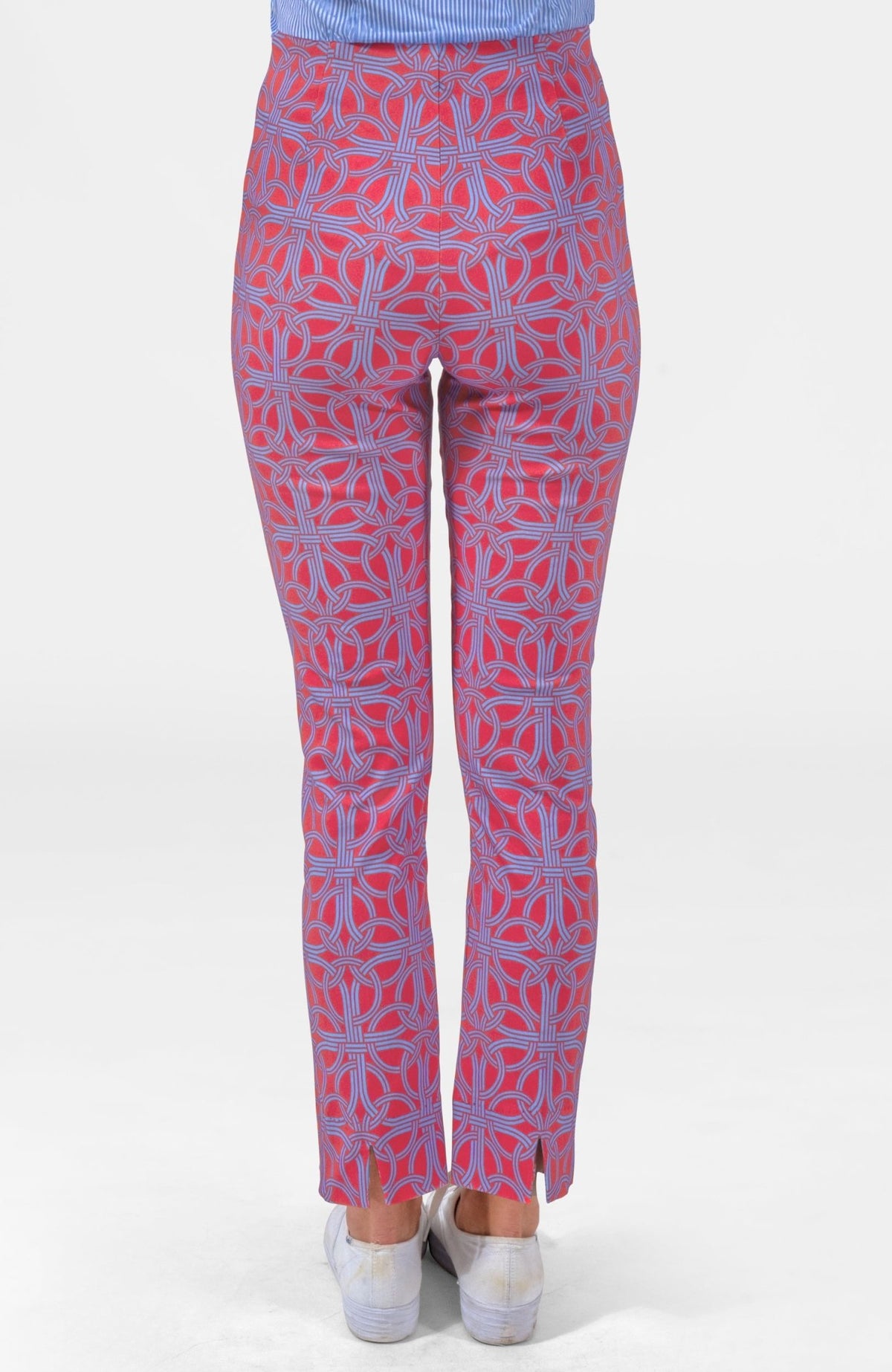 Gripeless Pull On Pants - Ring Toss Coral