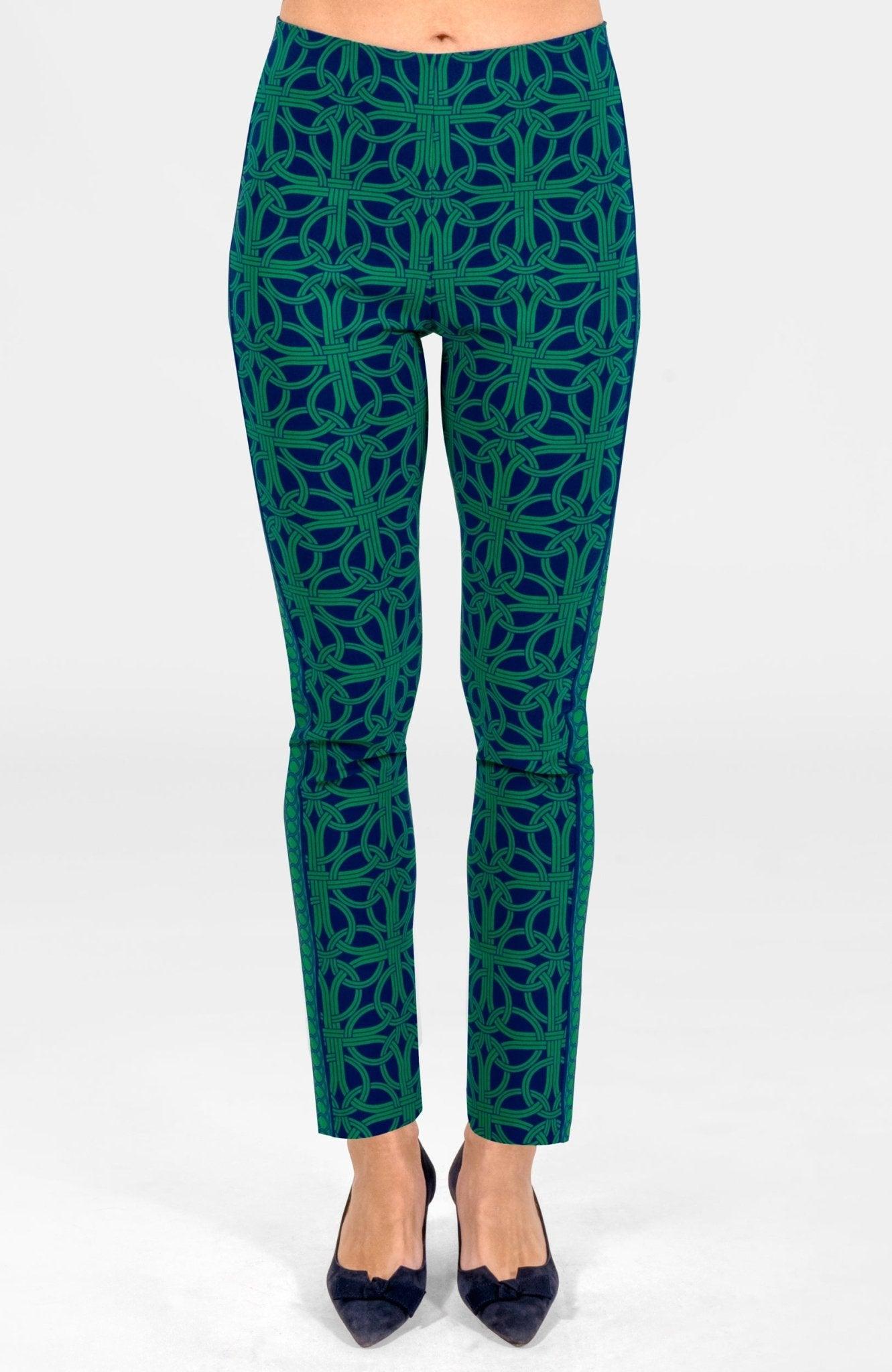Gripeless Pull On Pants - Ring Toss Navy Kelly