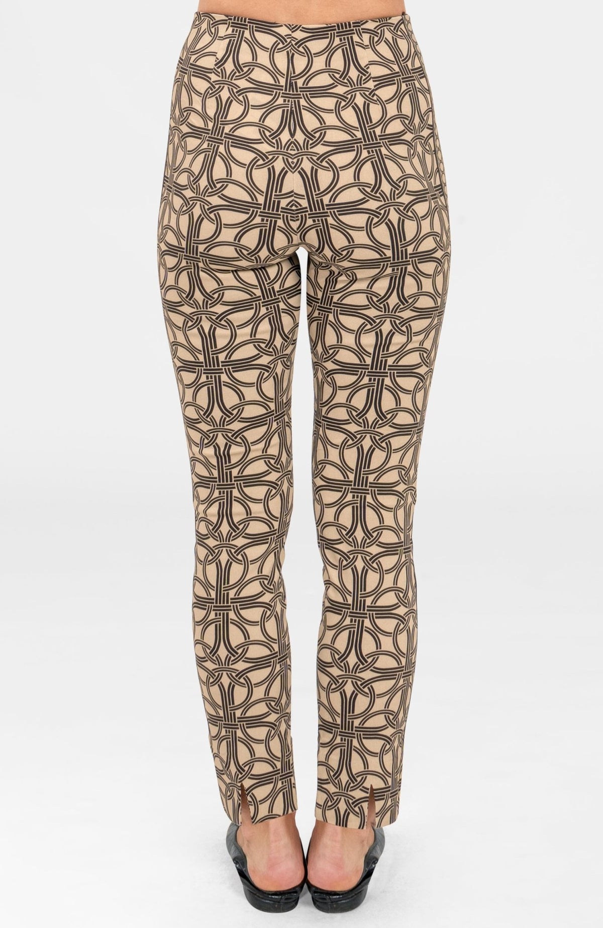 Gripeless Pull On Pants - Ring Toss Champagne