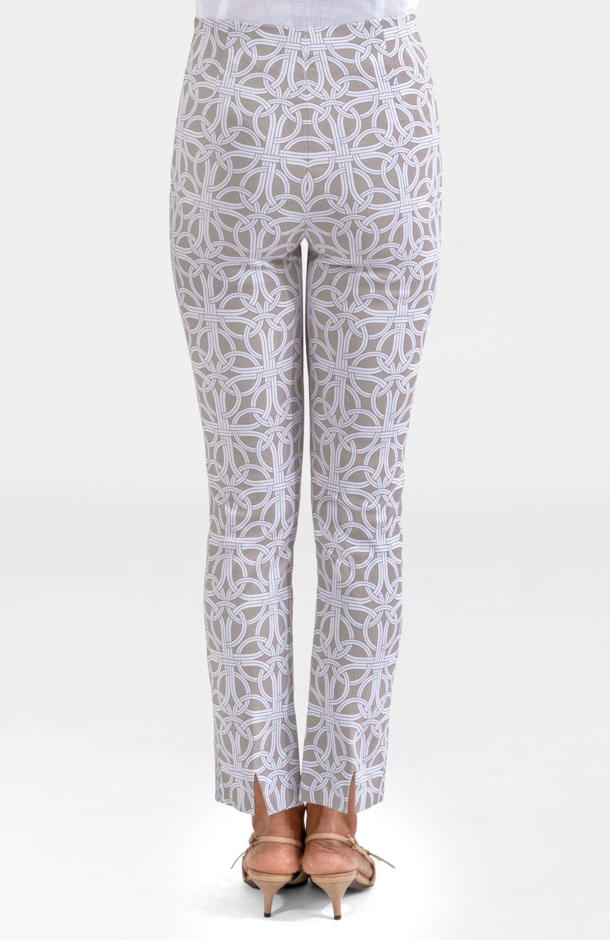 Gripeless Pull On Pants - Ring Toss Khaki