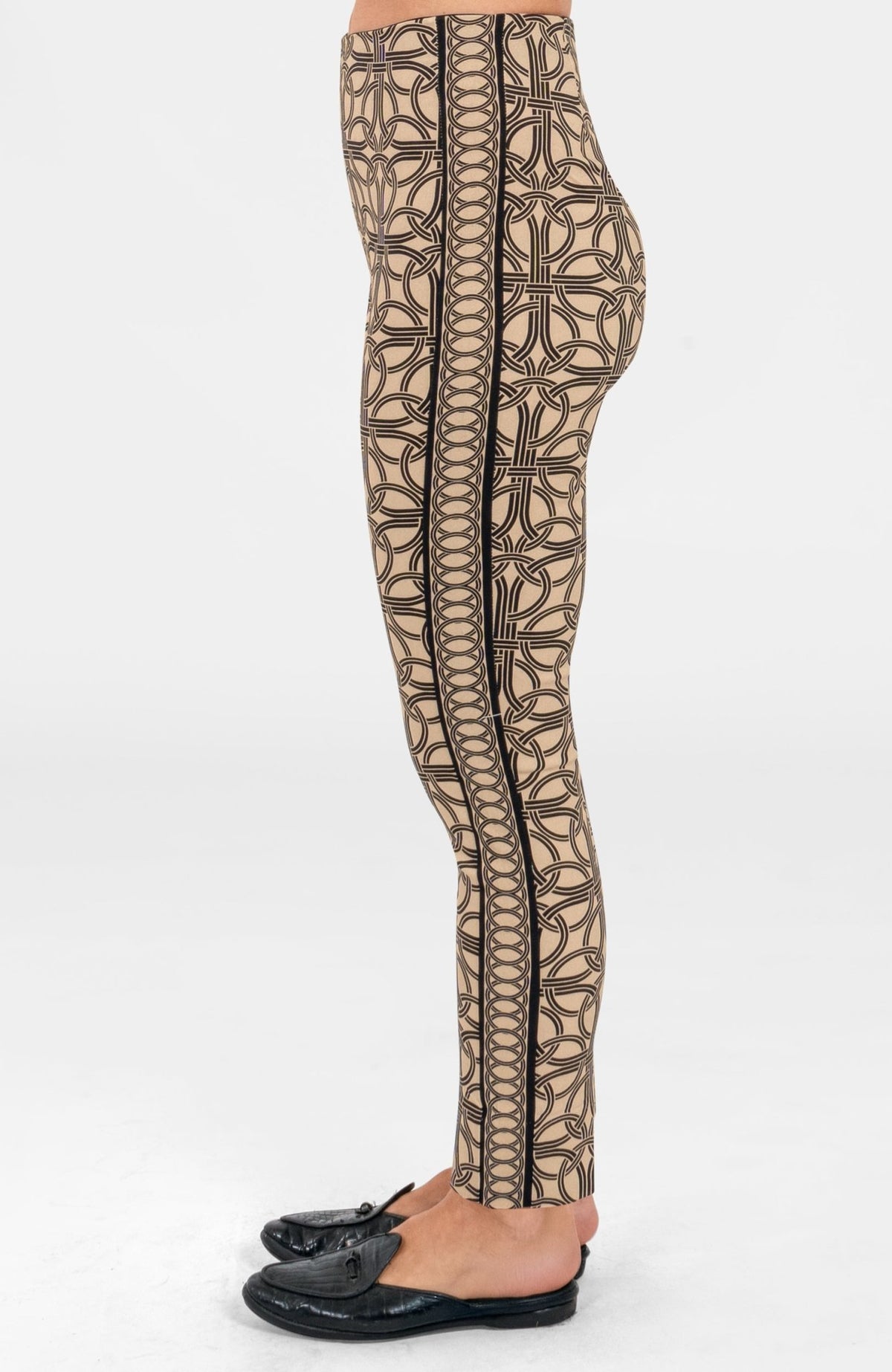 Gripeless Pull On Pants - Ring Toss Champagne