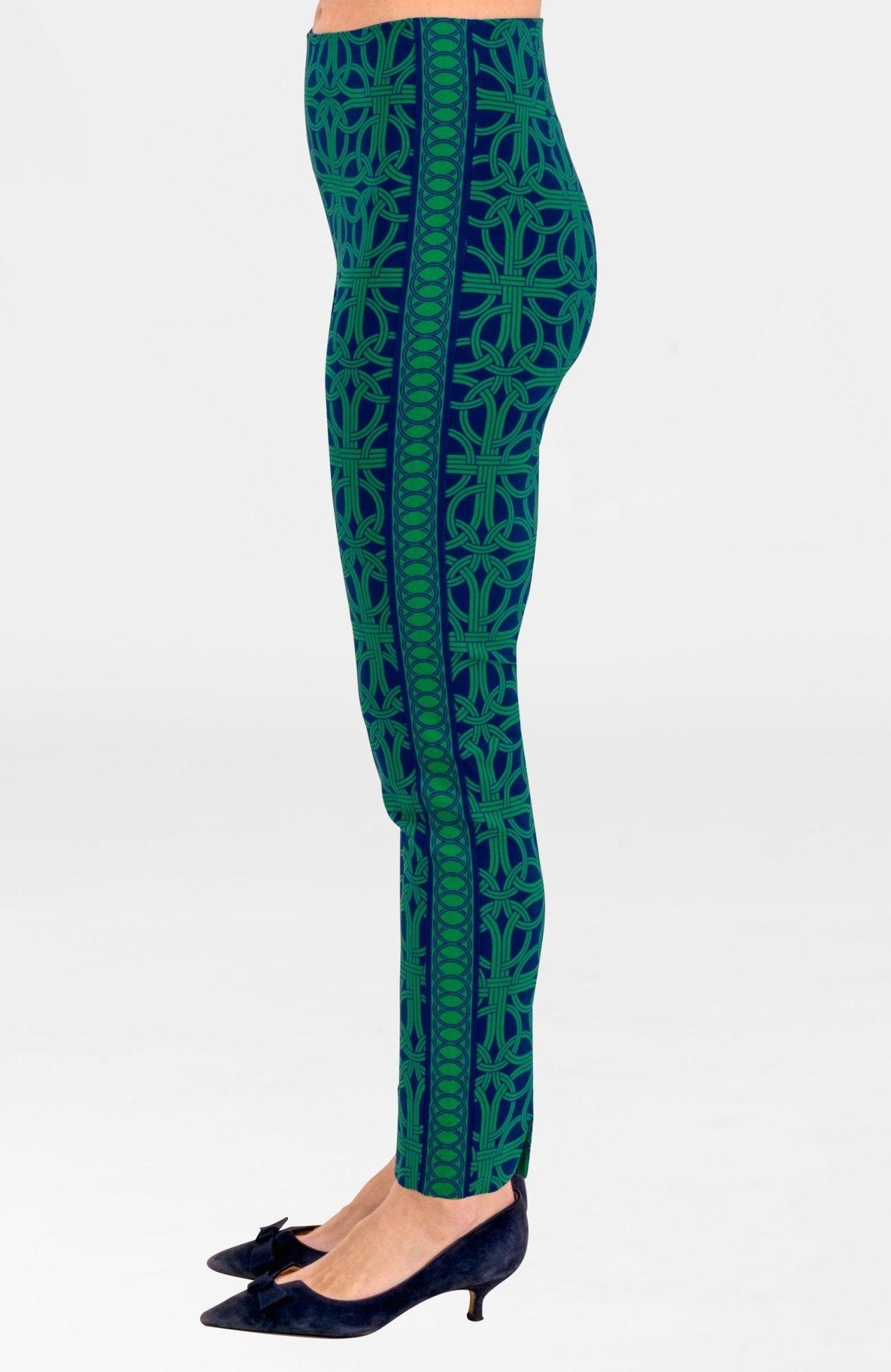 Gripeless Pull On Pants - Ring Toss Navy Kelly