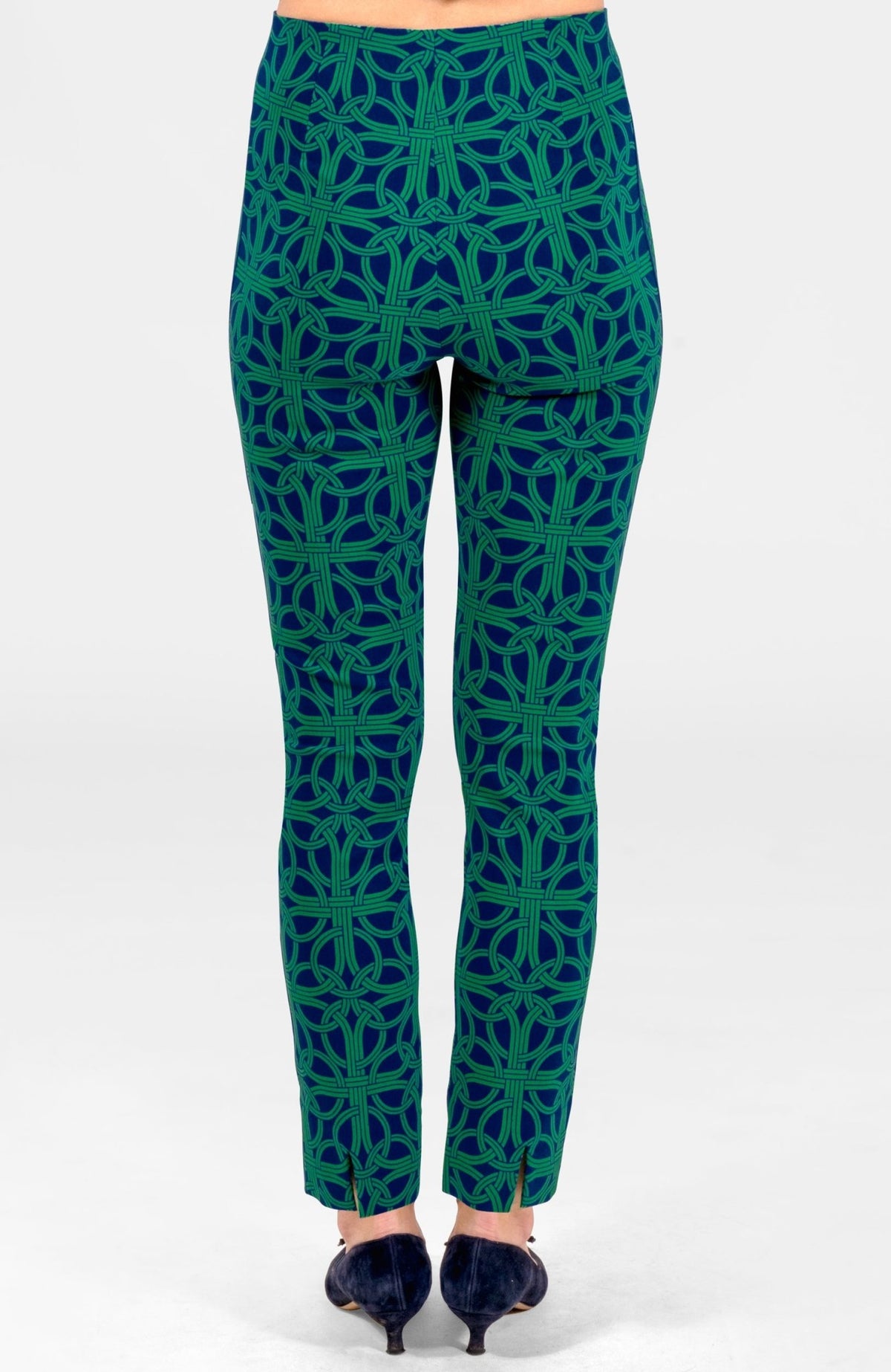 Gripeless Pull On Pants - Ring Toss Navy Kelly