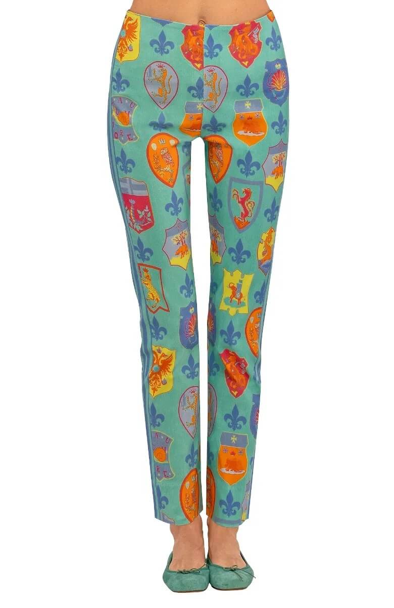 Gripeless Pull On Pants - Siena - Final Sale Turquoise