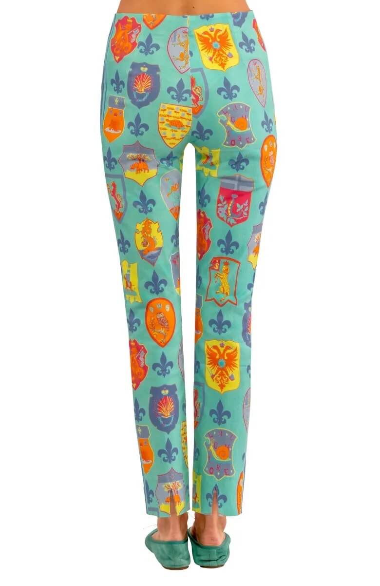Gripeless Pull On Pants - Siena - Final Sale Turquoise