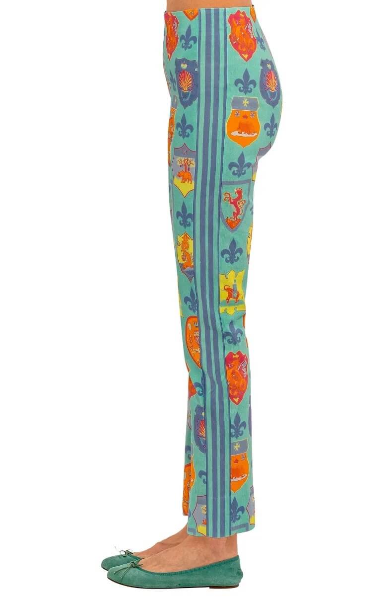 Gripeless Pull On Pants - Siena - Final Sale Turquoise