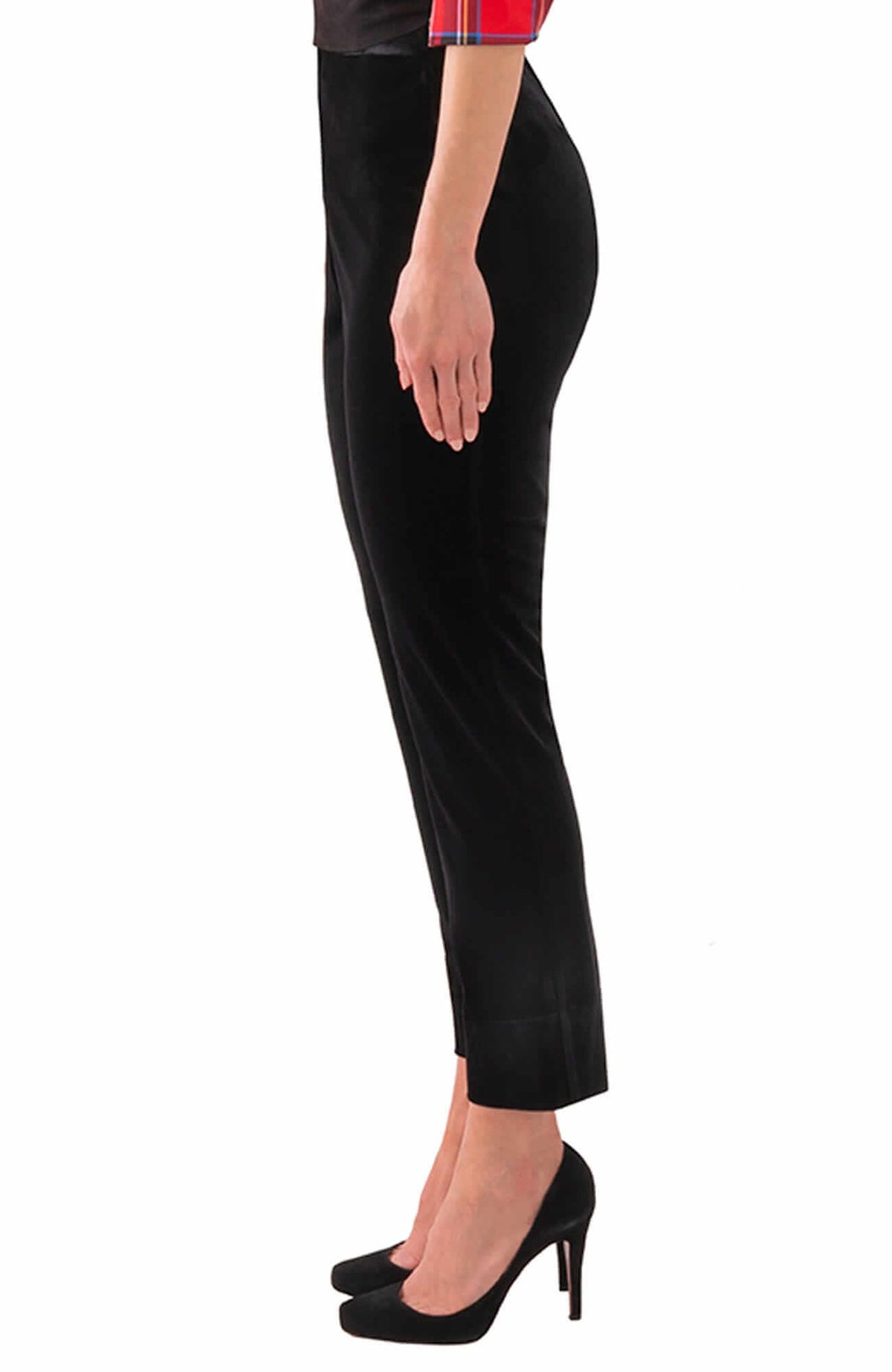 Gripeless Pull On Pants - Silky Velvet Black