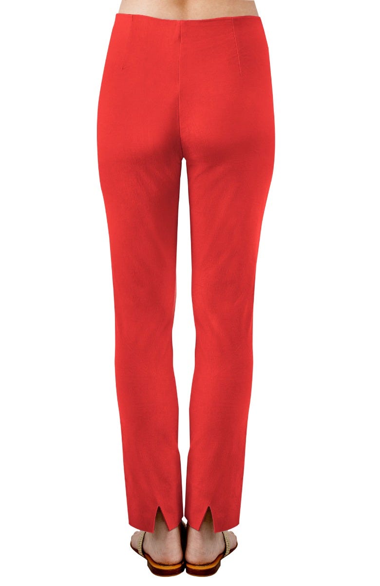 Gripeless Pull On Pants - Solid Nantucket Red 27"