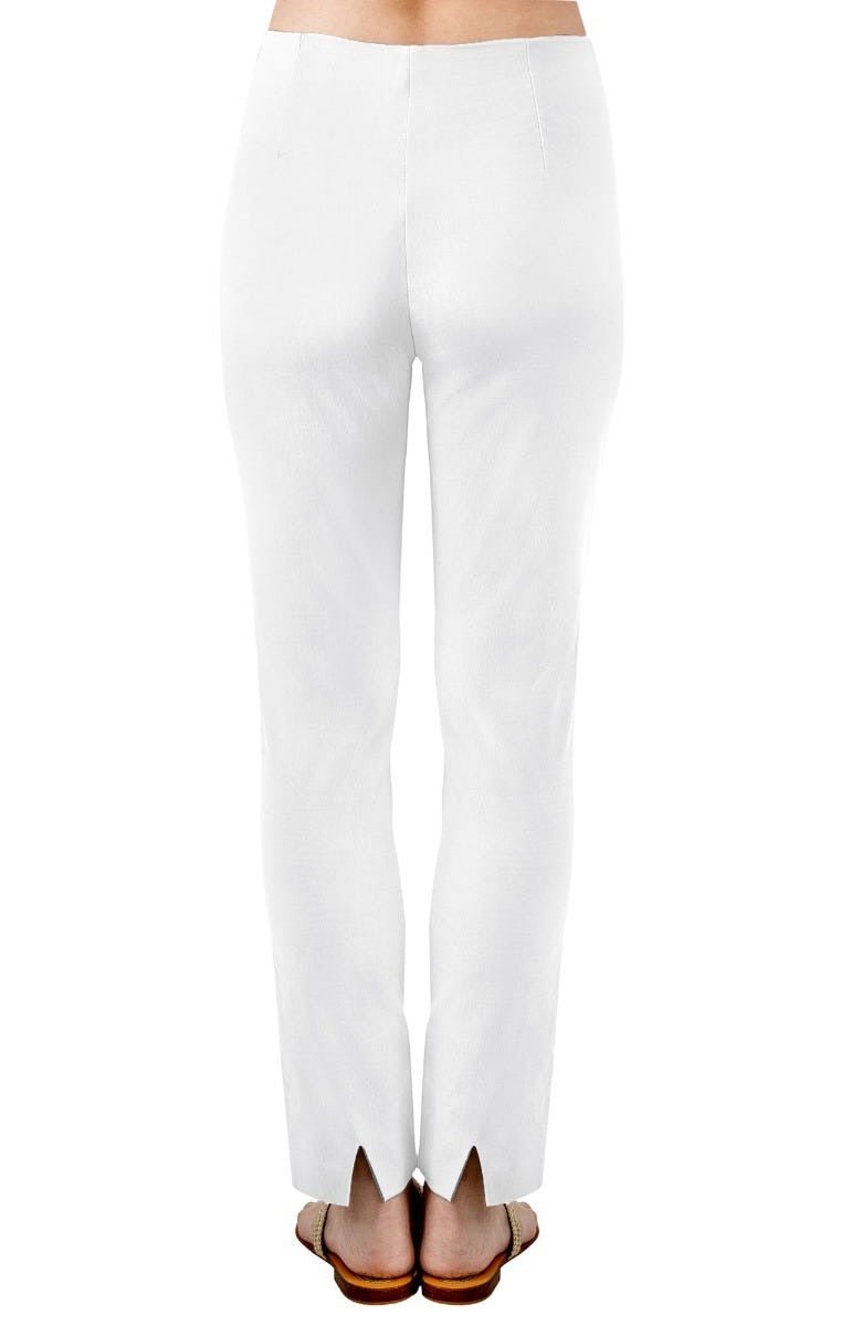 Gripeless Pull On Pants - Solid White