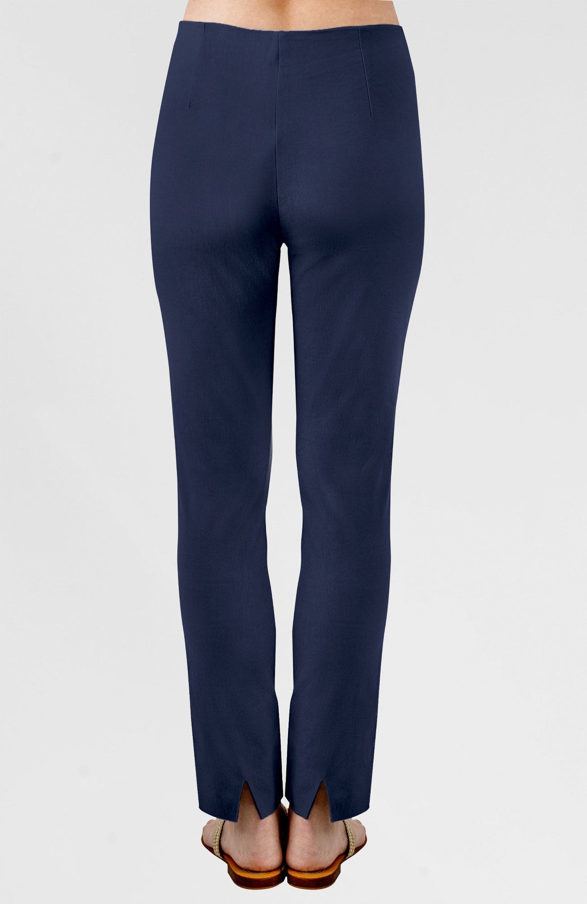Gripeless Pull On Pants Solid - Darks Navy